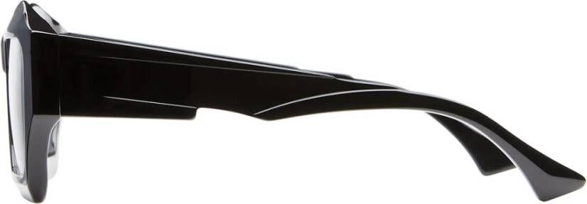 Kuboraum Oversize Vierkante Masker F4-Bs Zwart Glans Black Unisex