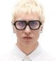 Kuboraum Unieke Masker Bril Black Unisex - Thumbnail 3