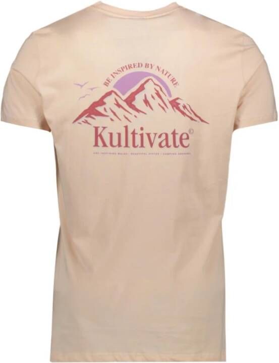 Kultivate T-Shirt- Kltv TS Inspired Roze Heren