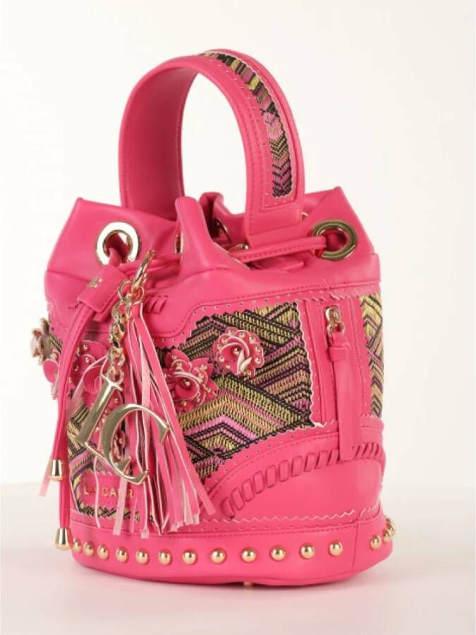 La Carrie Bucket Bags Roze Dames