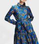 La DoubleJ Bellini -jurk Blauw Dames - Thumbnail 2
