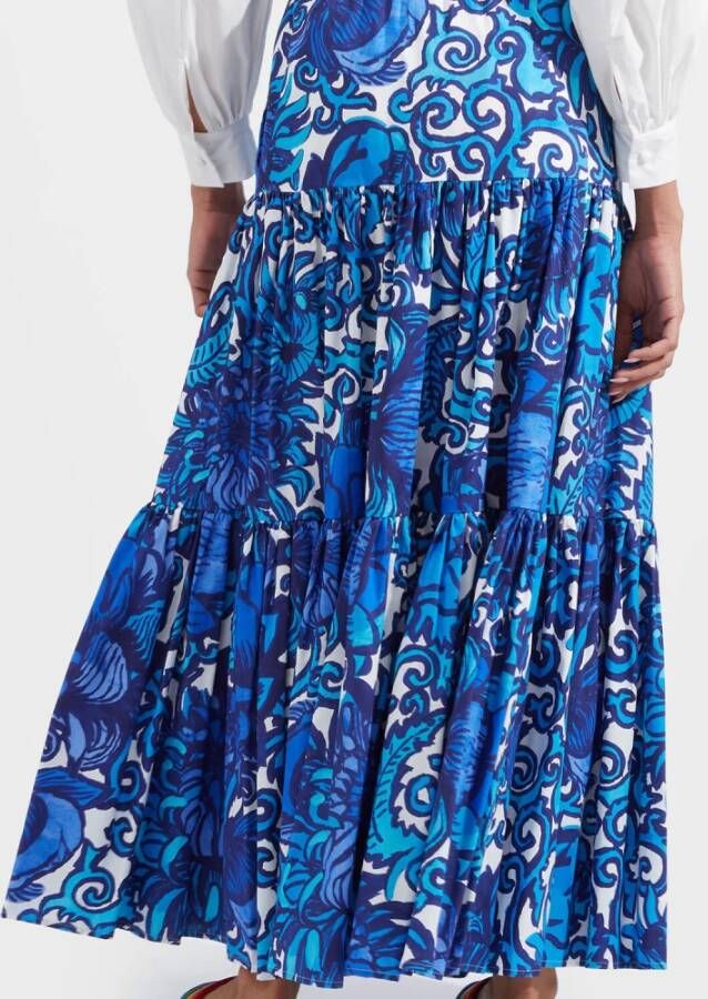 La DoubleJ Big Skirt Blauw Dames