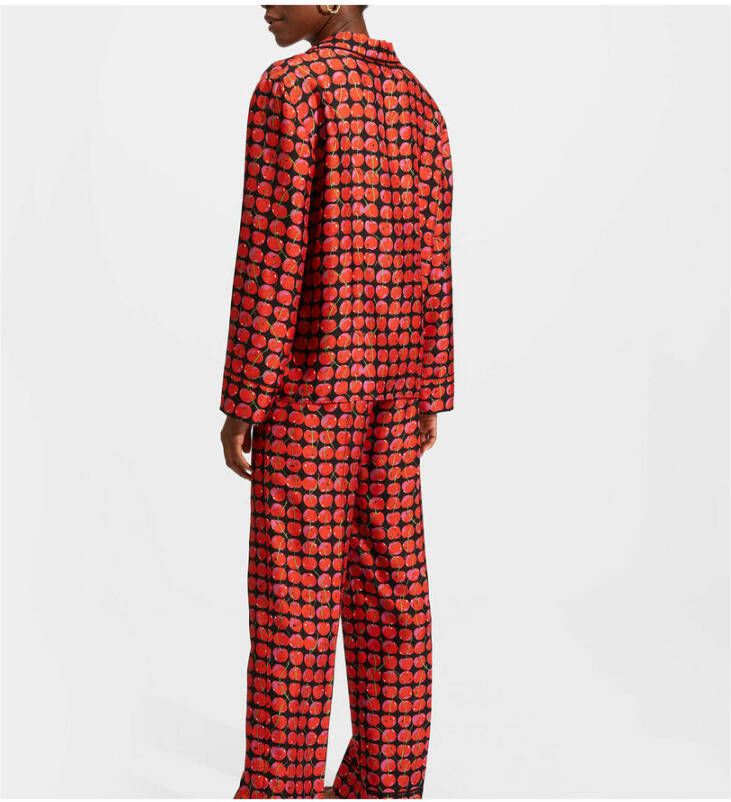 La DoubleJ Luxe zijden pyjama set Rood Dames