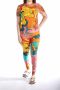 La DoubleJ Stijlvol Roze T-Shirt Oranje Dames - Thumbnail 2