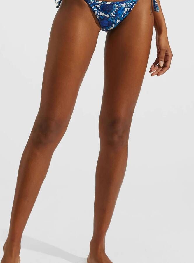 La DoubleJ Stijlvolle Triangle Bikini Bottom Blauw Dames