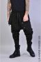 La Haine Inside Us Slim Fit Broek met Verstelbare Tailleband Zwart Heren - Thumbnail 2