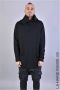 La Haine Inside Us Stijlvolle Oversized Trui met Decoratieve Stiksels Black Heren - Thumbnail 2