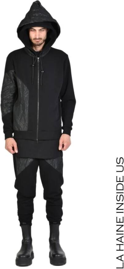 La Haine Inside Us Sweater met rits Zwart Heren