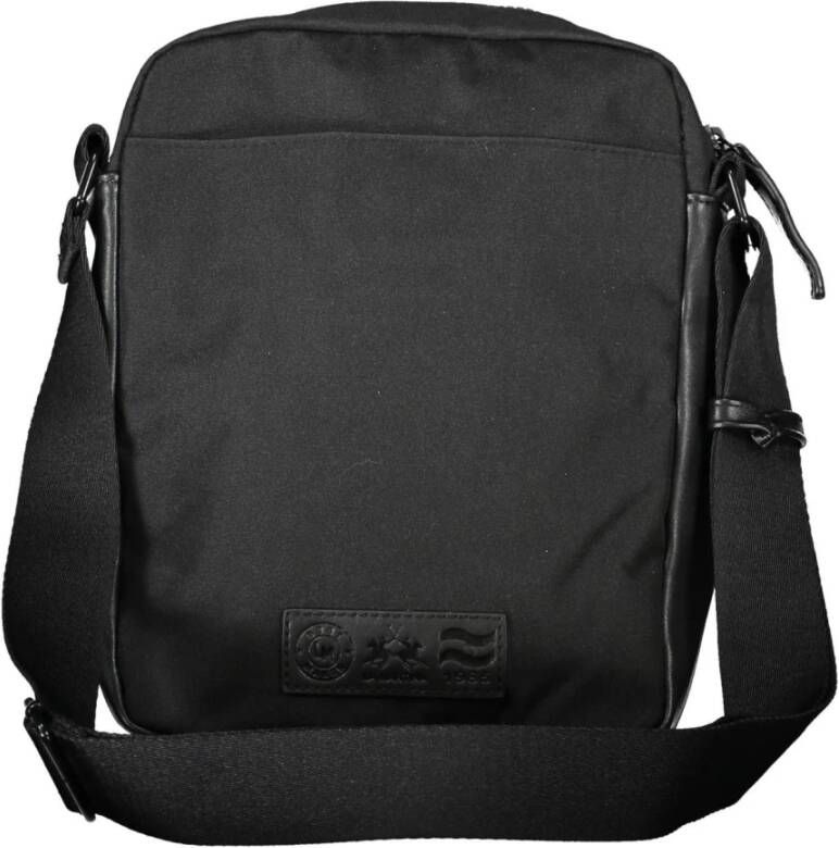 LA MARTINA Black Shoulder Bag Zwart Heren