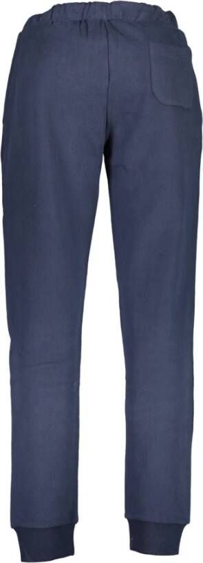 LA MARTINA Blauwe Katoenen Sportbroek met Elastische Taille Blauw Heren