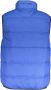 LA MARTINA Blauwe mouwloze jas met contrasterende details Blauw Heren - Thumbnail 2