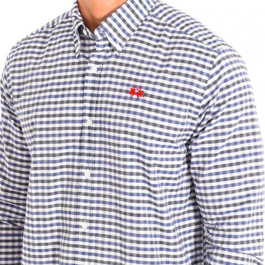 LA MARTINA Casual Shirts Blauw Heren