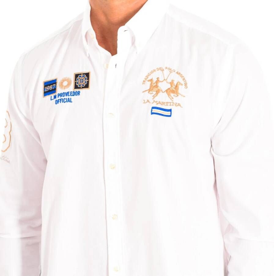 LA MARTINA Casual Shirts Wit Heren