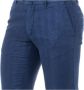 LA MARTINA Geruite Navy Blauwe Broek Blue Heren - Thumbnail 2