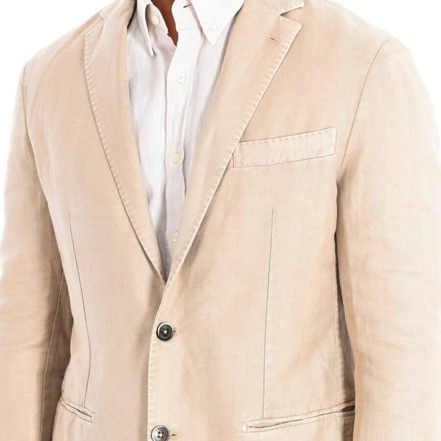 LA MARTINA Formal Blazerjas Beige Heren