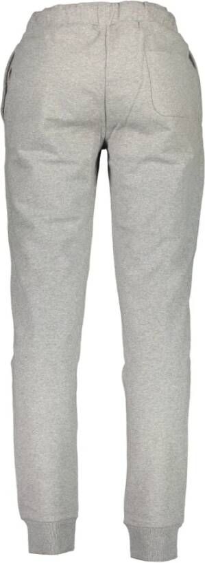 LA MARTINA Grijze Katoenen Sportbroek met Logo Grijs Heren