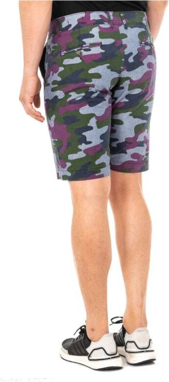 LA MARTINA Multicolor Camouflage Bermuda Shorts Multicolor Heren