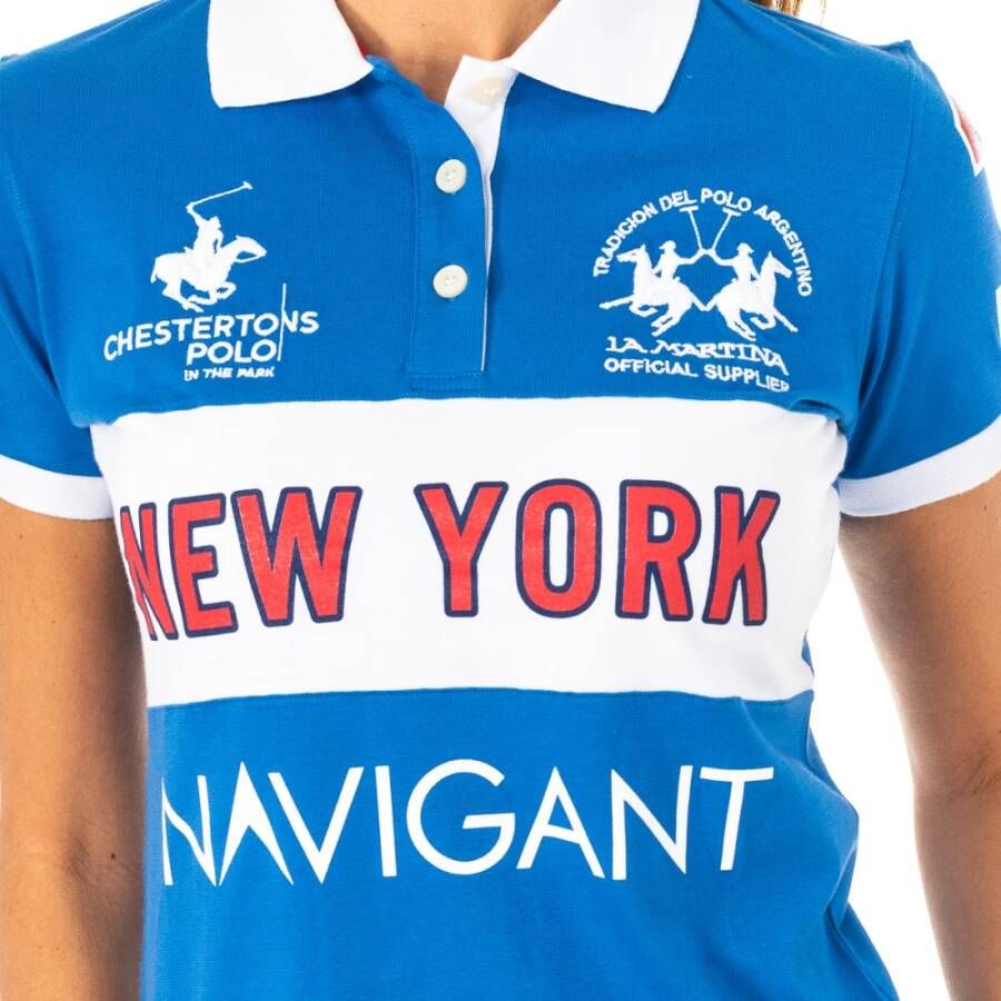 LA MARTINA Polo Shirt Blauw Dames