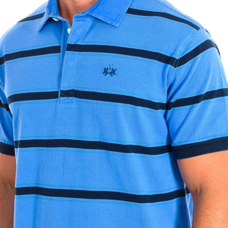 LA MARTINA Polo Shirts Blauw Heren