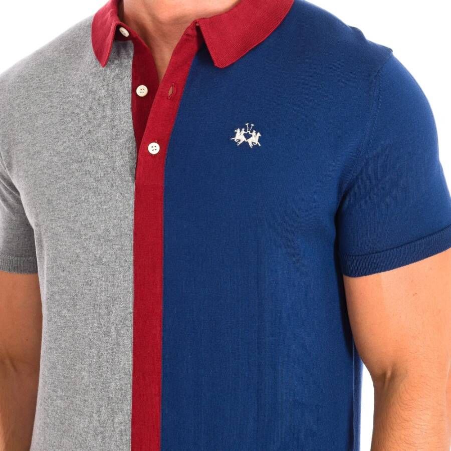 LA MARTINA Polo Shirts Blauw Heren