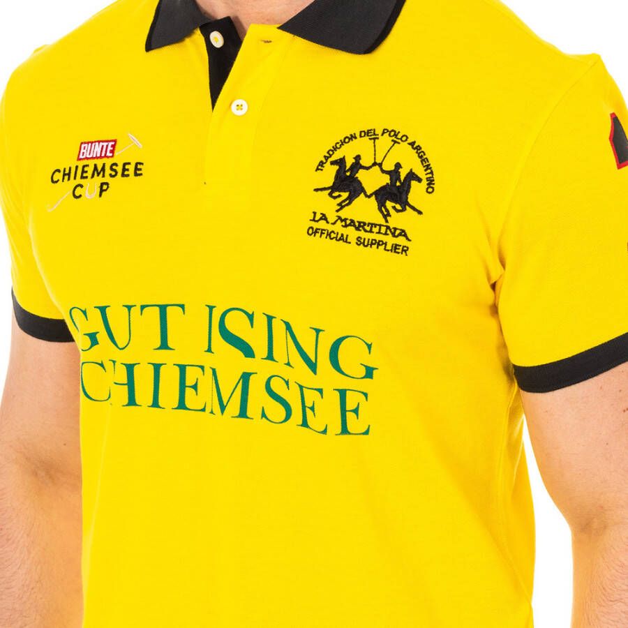 LA MARTINA Poloshirt Geel Heren