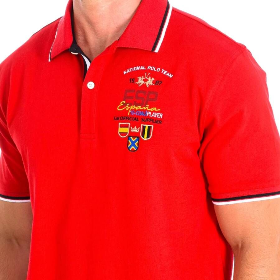 LA MARTINA Polo Shirts Rood Heren