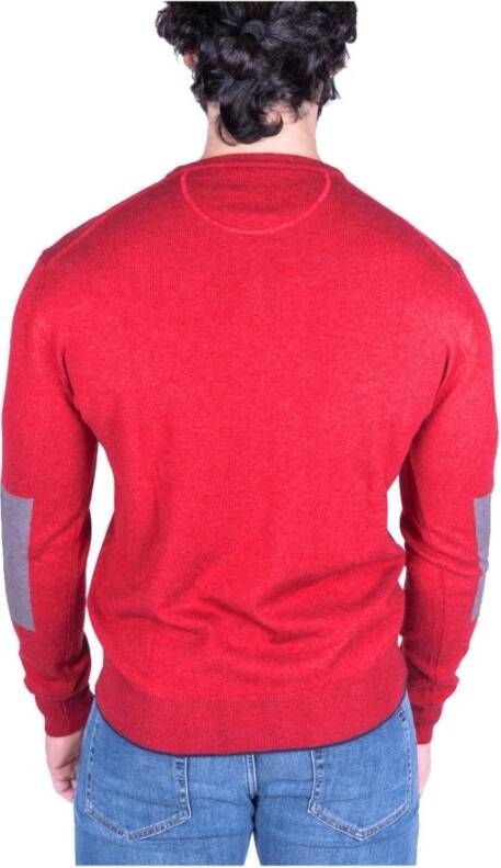 LA MARTINA Trui met ronde hals Rood Heren
