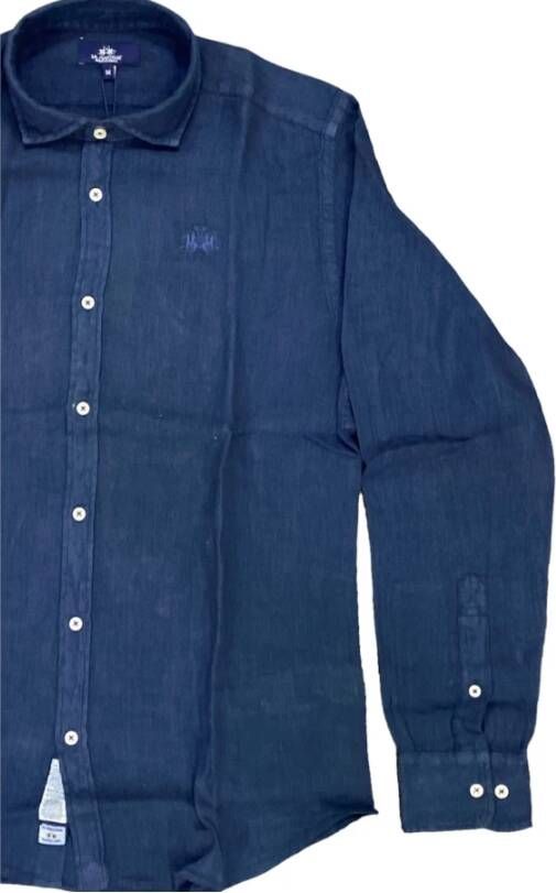 LA MARTINA Overhemd Blauw Heren