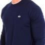 LA MARTINA Blauwe Geborduurde Sweatshirt met Lange Mouwen Blue Heren - Thumbnail 2
