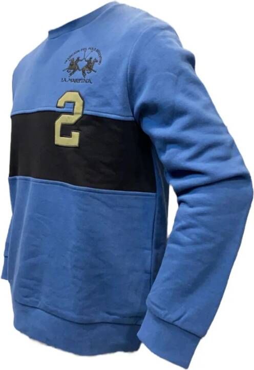 LA MARTINA Sweatshirt Hoodies Blauw Heren