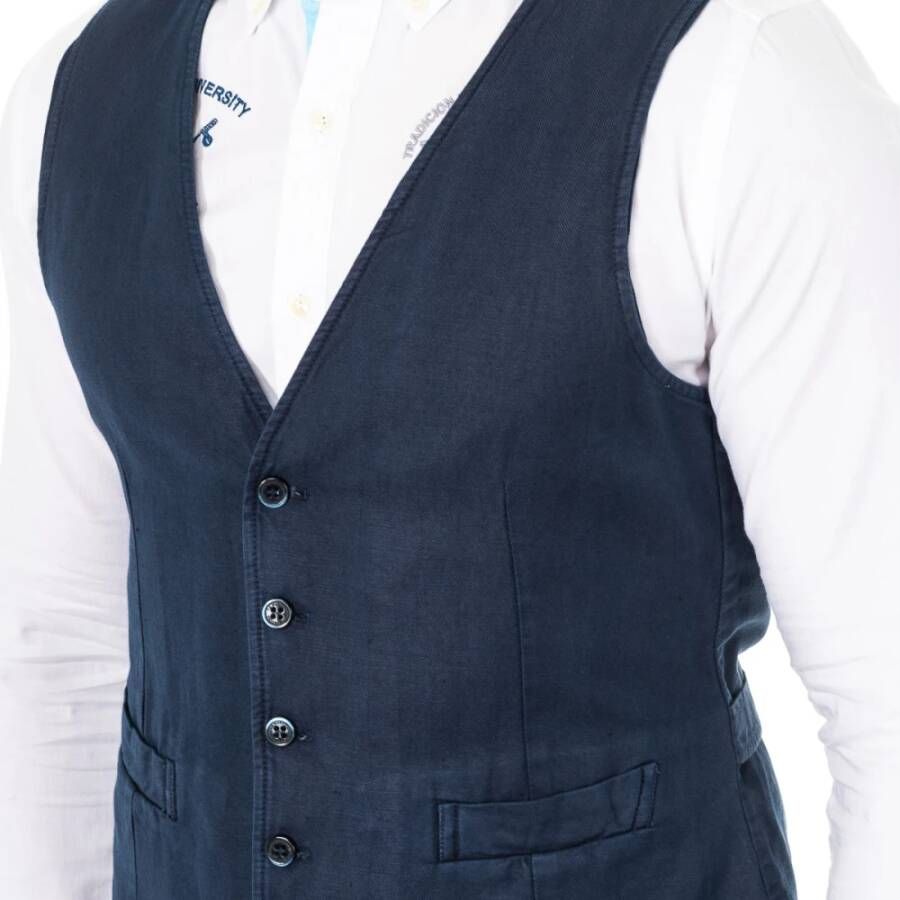 LA MARTINA Vesten Blauw Heren