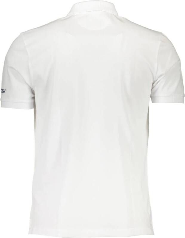 LA MARTINA White Cotton Polo Shirt Zwart Heren