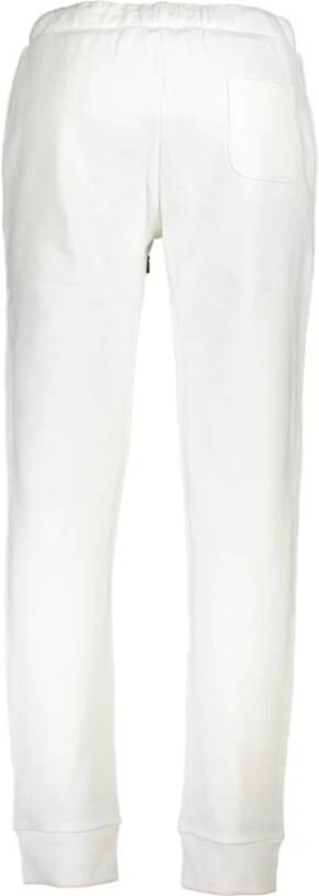 LA MARTINA Witte katoenen sportbroek met elastische taille Wit Heren