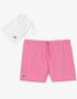 Lacoste Roze Zwemshorts Strandkleding Elastische Taille Roze Heren - Thumbnail 3