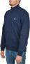 Lacoste Navyblauwe Katoenen Sweatshirt met Hoge Kraag en Ritssluiting Blauw Heren - Thumbnail 8
