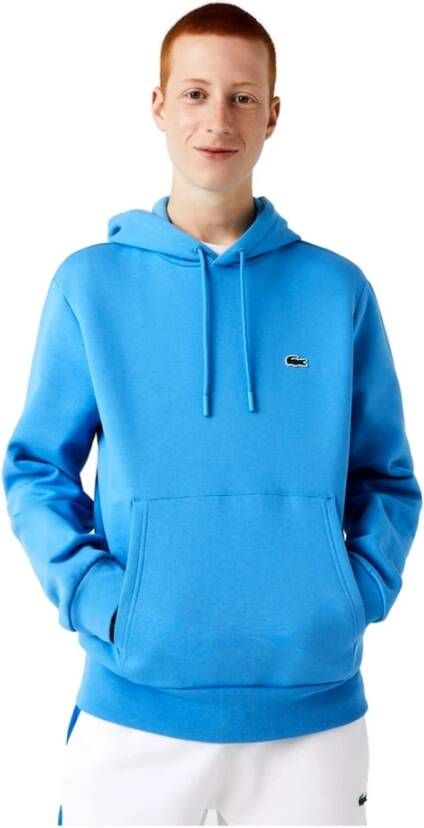 Lacoste Blauwe hoodie Blauw Heren