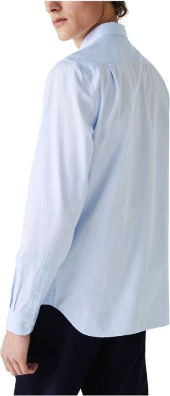 Lacoste Herenoverhemd met regular fit van premium katoen Blue Heren
