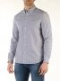 Lacoste Blauw Gestreept Overhemd met Moeder van Parel Knopen Blue Heren - Thumbnail 4
