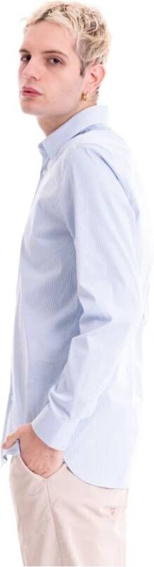 Lacoste Lange mouwen overhemd Blauw Heren