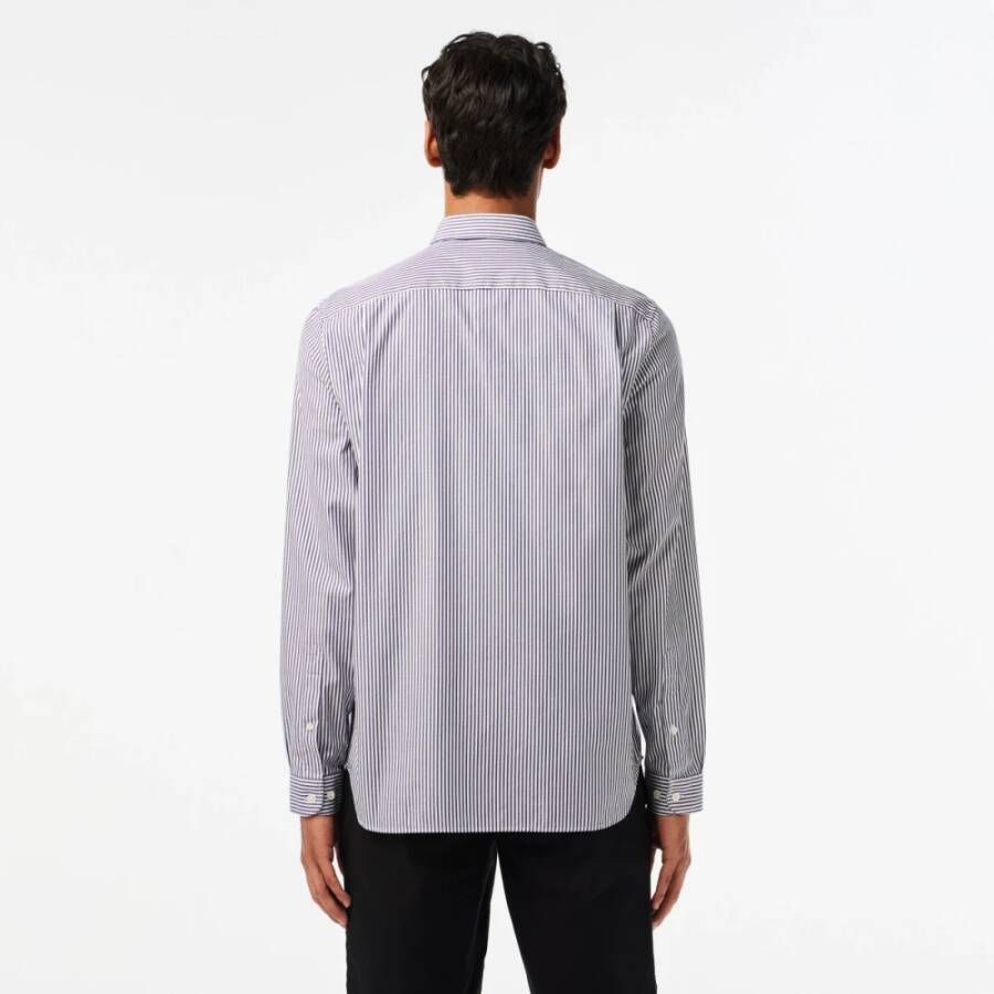 Lacoste Lange mouwen overhemd Blauw Heren