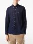 Lacoste Blauw Linnen Nacht Overhemd Regular Fit Blue Heren - Thumbnail 2