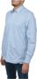 Lacoste Heldere Blauwe Gestreepte Overhemd Blue Heren - Thumbnail 2