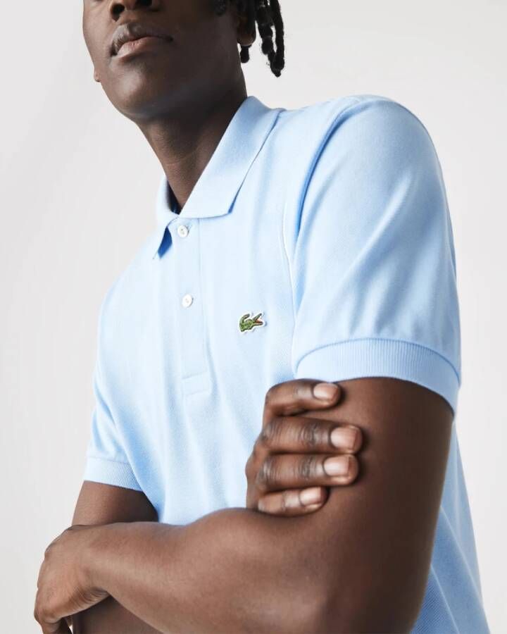 Lacoste Clear Blue Polo Classic Fit T-shirts en Polos Blauw Heren