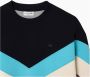 Lacoste Color Block Crew Neck Sweatshirt Multicolor Heren - Thumbnail 3