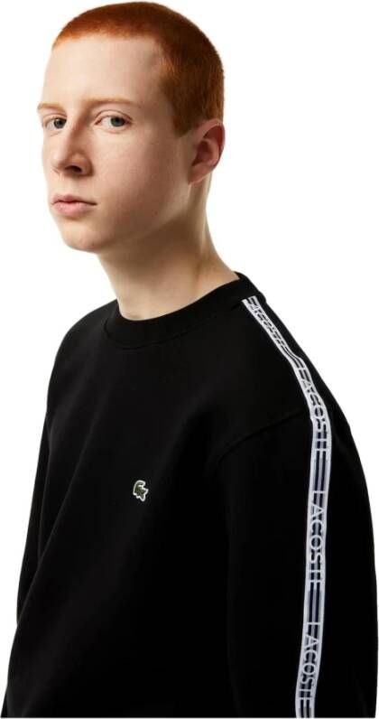 Lacoste Heren Classic Fit Sweatshirt Sh5073 Zwart Heren