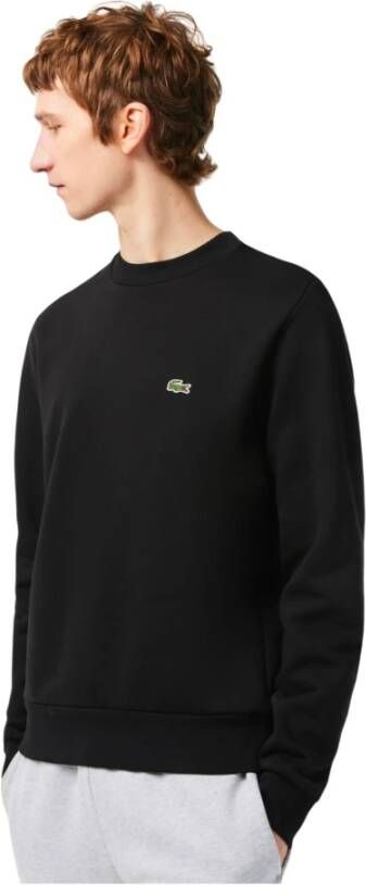 Lacoste Heren Jogger Sweatshirt met Micro Logo Zwart Heren
