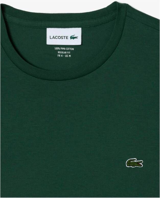 LACOSTE Heren Polo's & T-shirts 1ht1 Men's Tee-shirt 1121 Lichtblauw - Foto 13