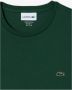 Lacoste Katoenen T-shirt met Logo Patch Groen Green Heren - Thumbnail 2