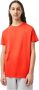 Lacoste Casual Katoenen T-shirt voor Heren Oranje Heren - Thumbnail 6