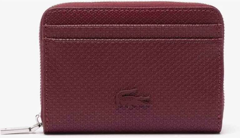 Lacoste Klassieke Chantaco Portemonnee Rood Dames